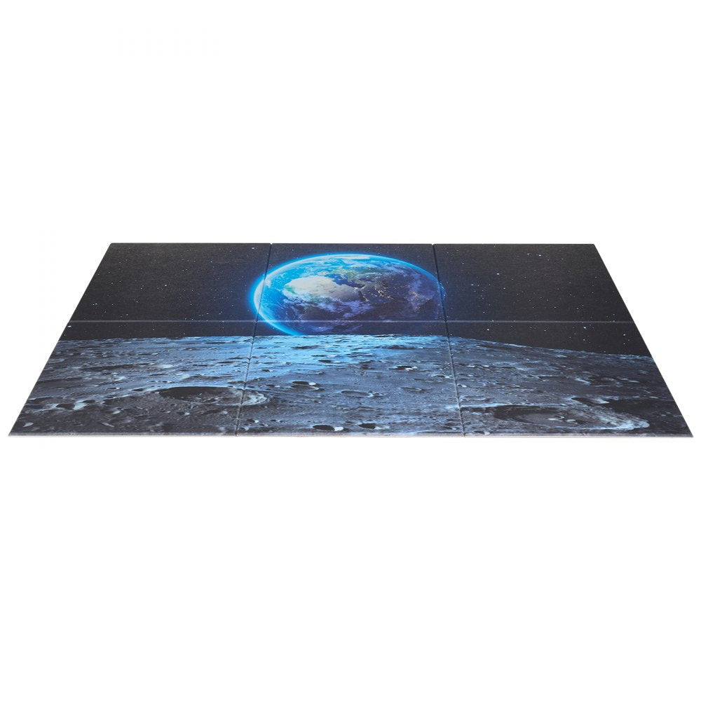 VEVOR 6 Pack Art Acoustic Panels 60 x 60 cm Self Adhesive for Home Earth