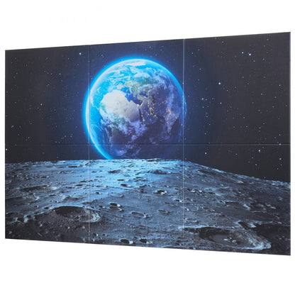 VEVOR 6 Pack Art Acoustic Panels 60 x 60 cm Self Adhesive for Home Earth