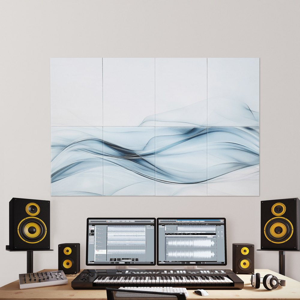 VEVOR 8 Pack Art Acoustic Panels 40 x 30 cm Self Adhesive for Home Studio