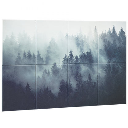 VEVOR 8 Pack Art Acoustic Panels 40 x 30 cm Self Adhesive for Home Forest