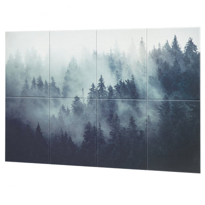VEVOR 8 Pack Art Acoustic Panels 40 x 30 cm Self Adhesive for Home Forest