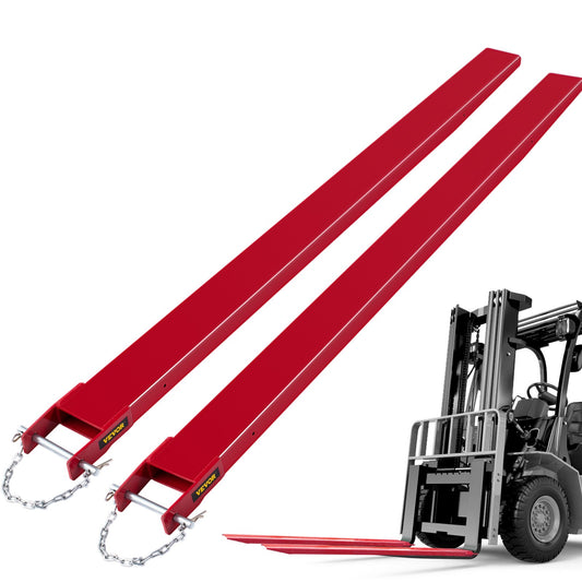VEVOR Forklift Pallet Fork Extensions, 184 cm L x 12.8 cm W Forklift Fork Extensions,