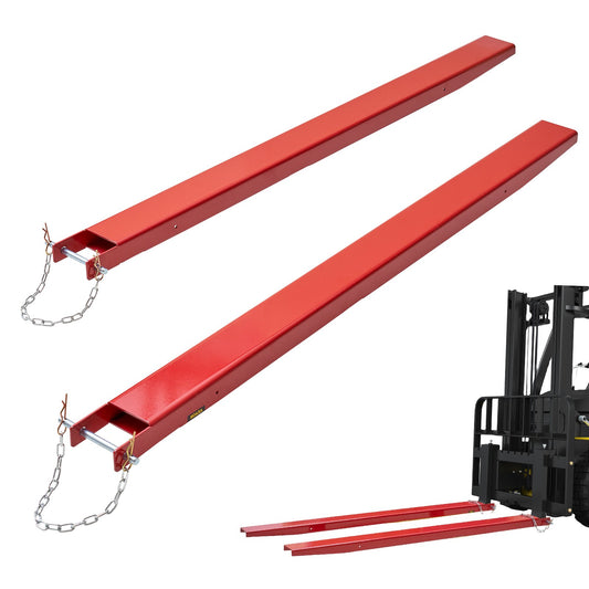 VEVOR Pallet Fork Extensions, 2090 mm Length 115 mm Width, Heavy Duty Carbon Steel