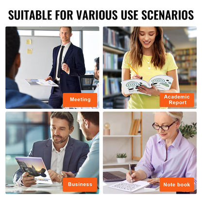 VEVOR Thermal Binding Covers 10 Pack Thermal Presentation Covers 5/16 inch Spine