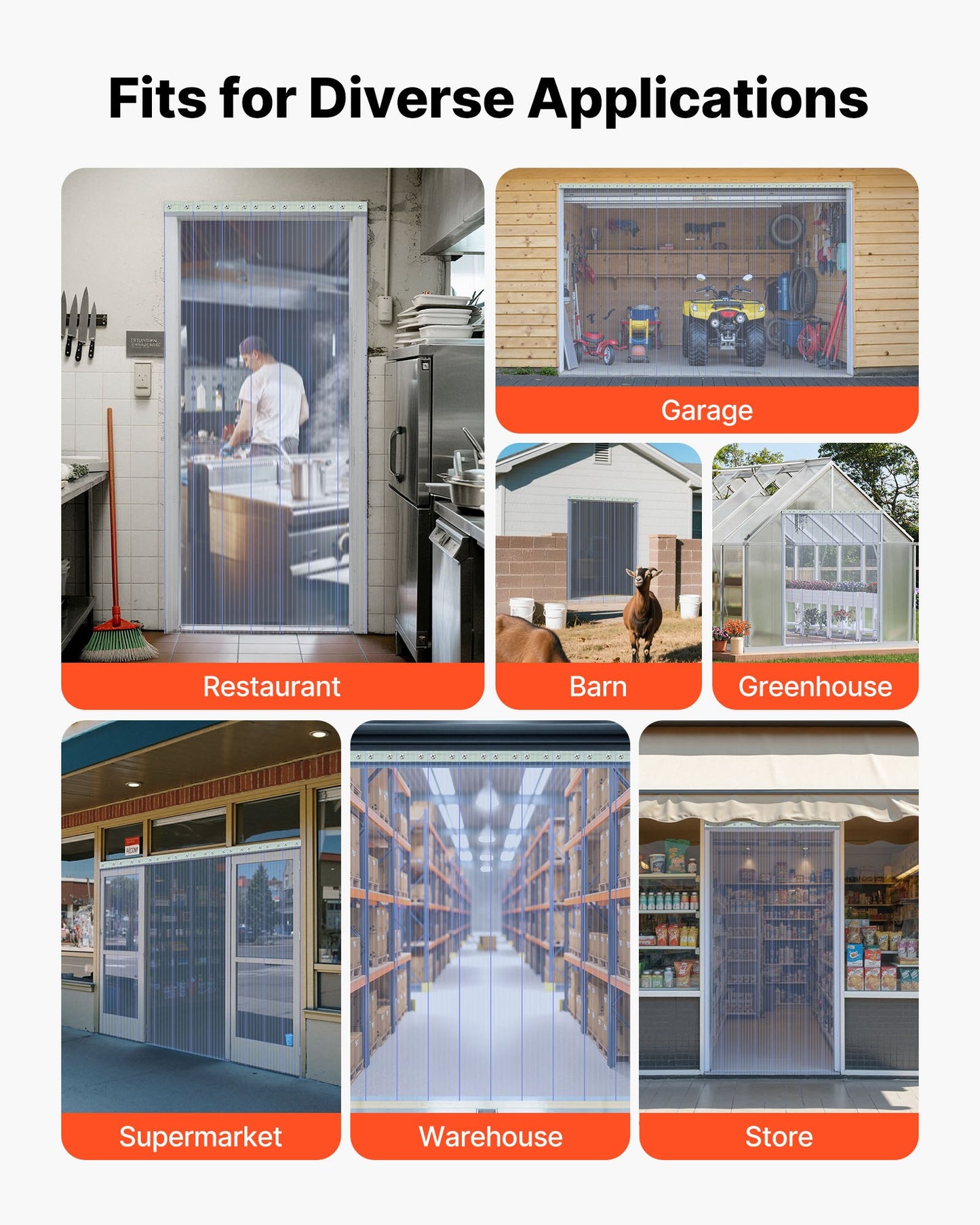 Clear PVC Strip Curtain, 30.8 m Length x 30.5 cm Width, Ribbed Plastic Door Strip Bulk Roll, Walk in Freezer Cooler Curtain Strips for Doorways of Supermarket, Garage, Warehouse, Animal House