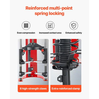 VEVOR Strut Compressor Adjustable Compressing Coil Springs up to 3000 lbs