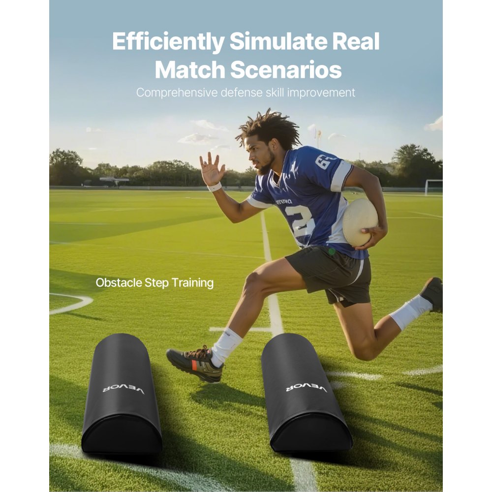 VEVOR 42.5in Football Tackling Dummy Step Over Dummy Blocking Pad Equipment 2PCS