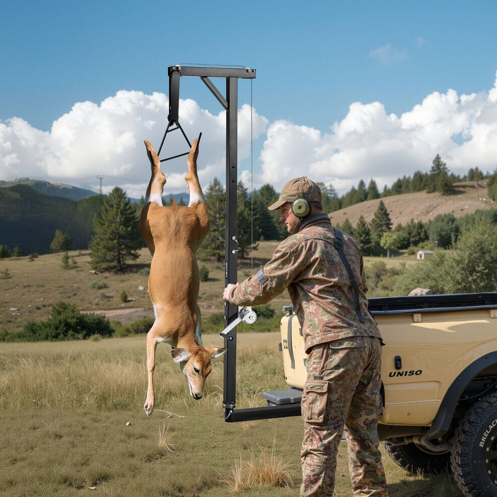 Truck Hitch Game Hoist 136 kg Hunting Deer Hoist with 2-inch Receiver