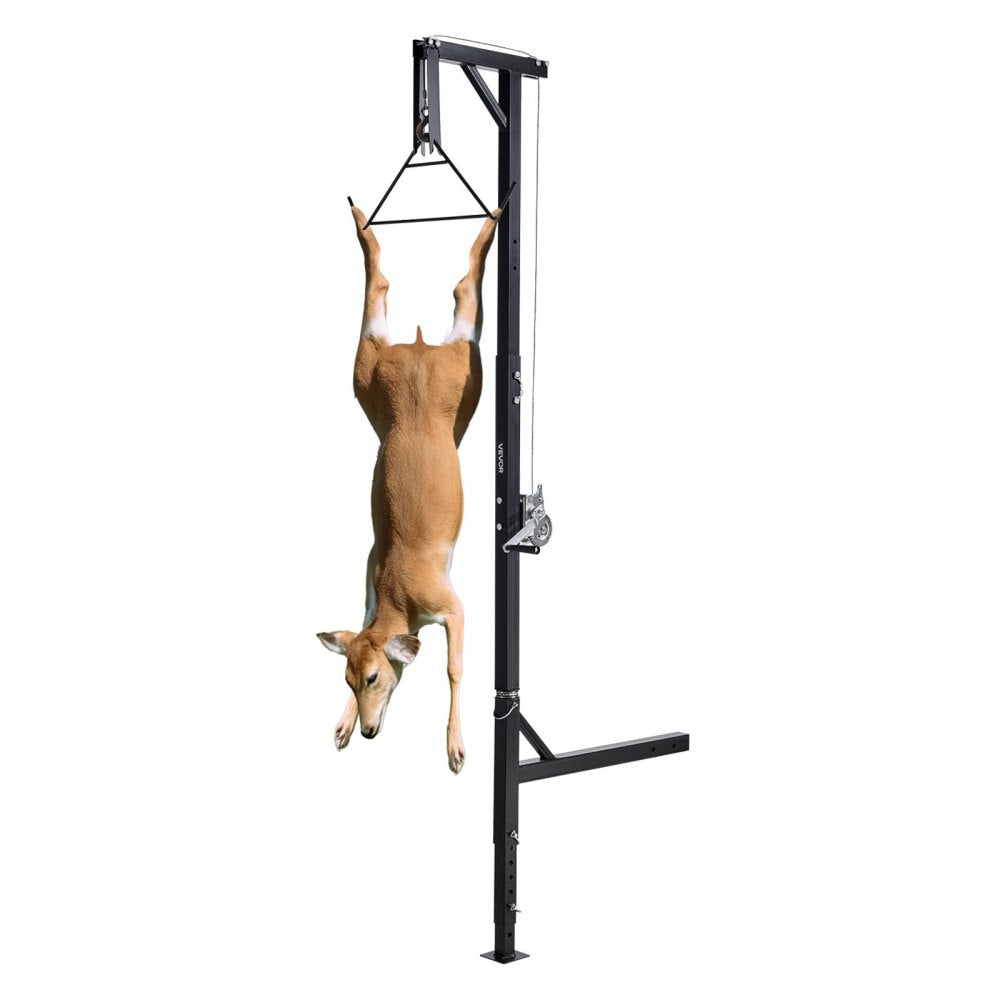 Truck Hitch Game Hoist 181.4 kg Hunting Deer Hoist with 2-inch Receiver