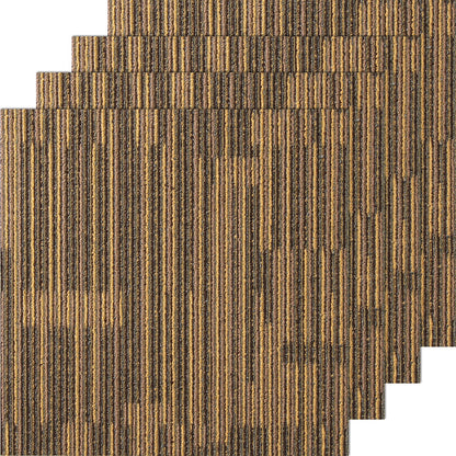 VEVOR Carpet Tiles Reusable, 20"x 20"Carpet Squares With Padding Attached, Soft