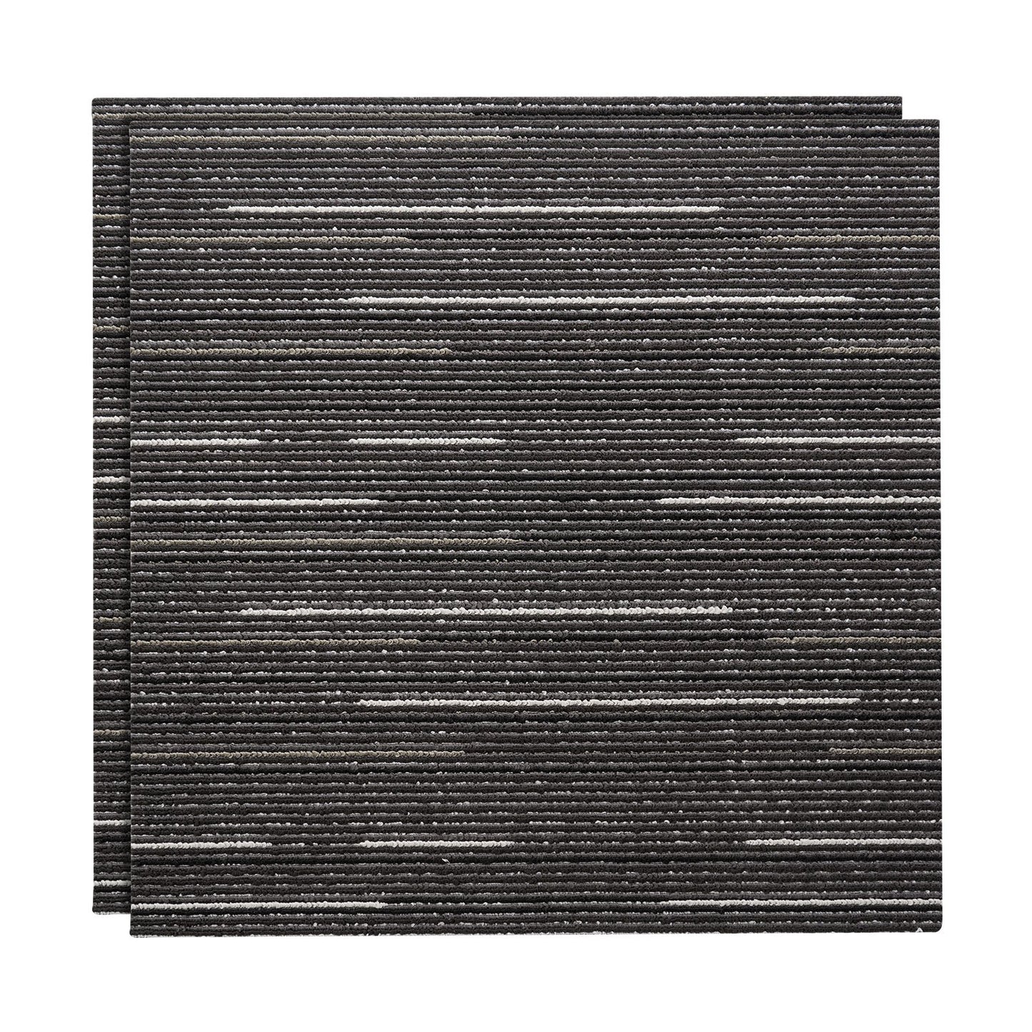 Carpet Tiles Reusable 610x610 mm, 24 PCS Modular Carpet Square Rug, Commercial Floor Soft Padded for Seamless Cover 8.9㎡, Easy DIY Replacement for Living Room Bedroom Office Indoor, Gray