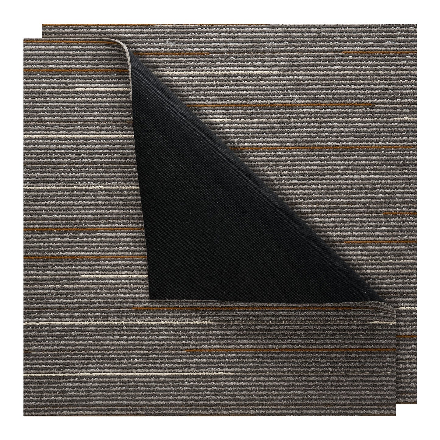 Carpet Tiles Reusable 610x610 mm, 24 PCS Modular Carpet Square Rug, Commercial Floor Soft Padded for Seamless Cover 8.9㎡, Easy DIY Replacement for Living Room Bedroom Office Indoor, Dark Brown