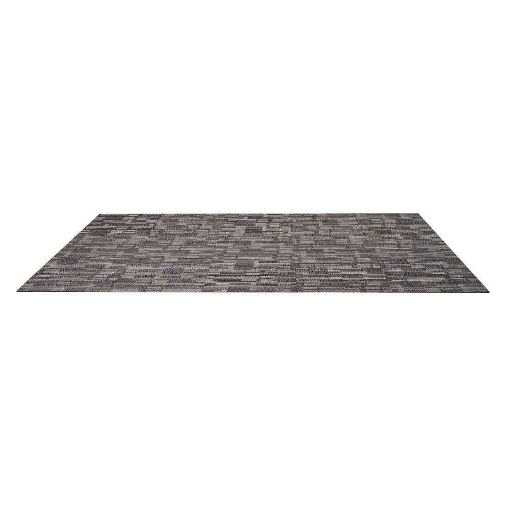 Carpet Tiles Reusable 610x610 mm, 24 PCS Modular Carpet Square Rug, Commercial Floor Soft Padded for Seamless Cover 8.9㎡