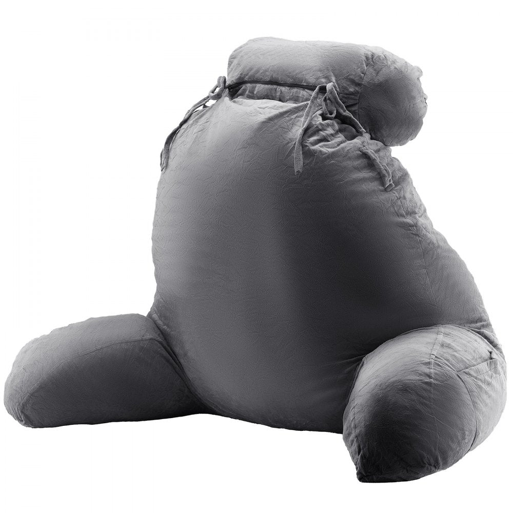 Reading Pillow Large Bed Pillow with Removable Headrest and Washable Cloth