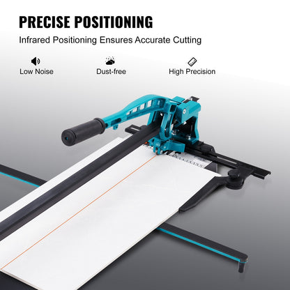 1000mm Manual Tile Cutter with Tungsten Carbide Wheel and Infrared Guide