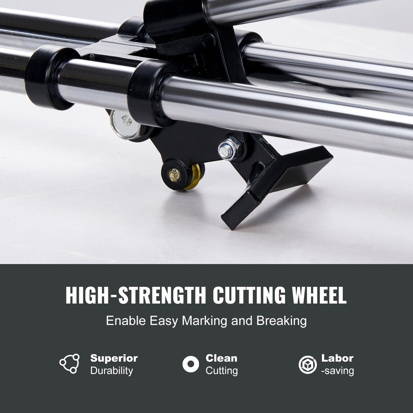 VEVOR Manual Tile Cutter, 400 mm, Porcelain Ceramic Tile Cutter with Tungsten Carbide