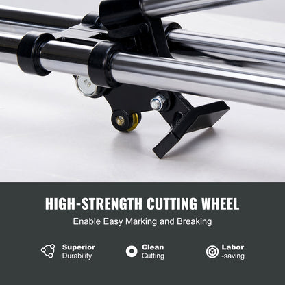 VEVOR Manual Tile Cutter, 400 mm, Porcelain Ceramic Tile Cutter with Tungsten Carbide