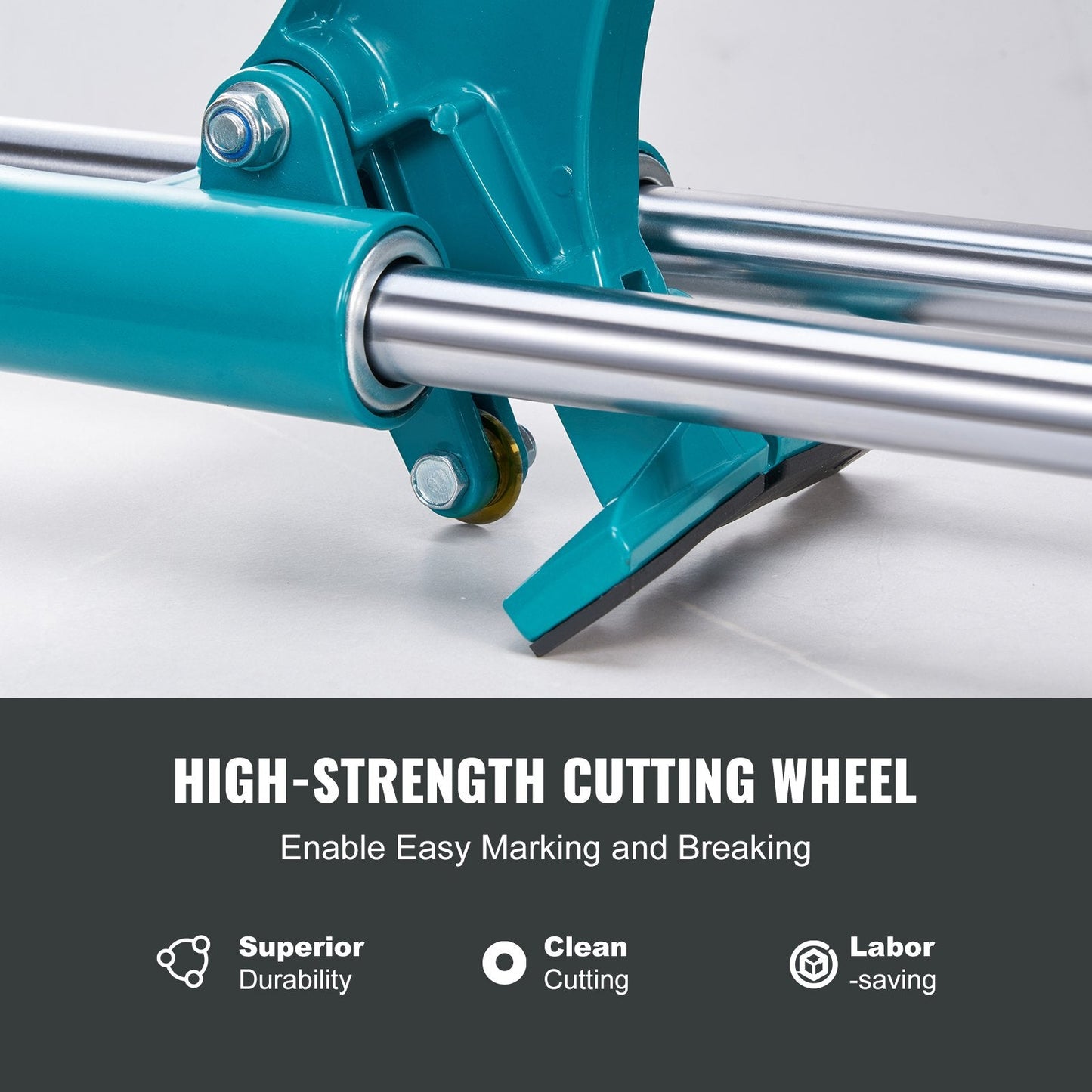 Manual Tile Cutter with 1.2m Tungsten Carbide Wheel and Infrared Positioning