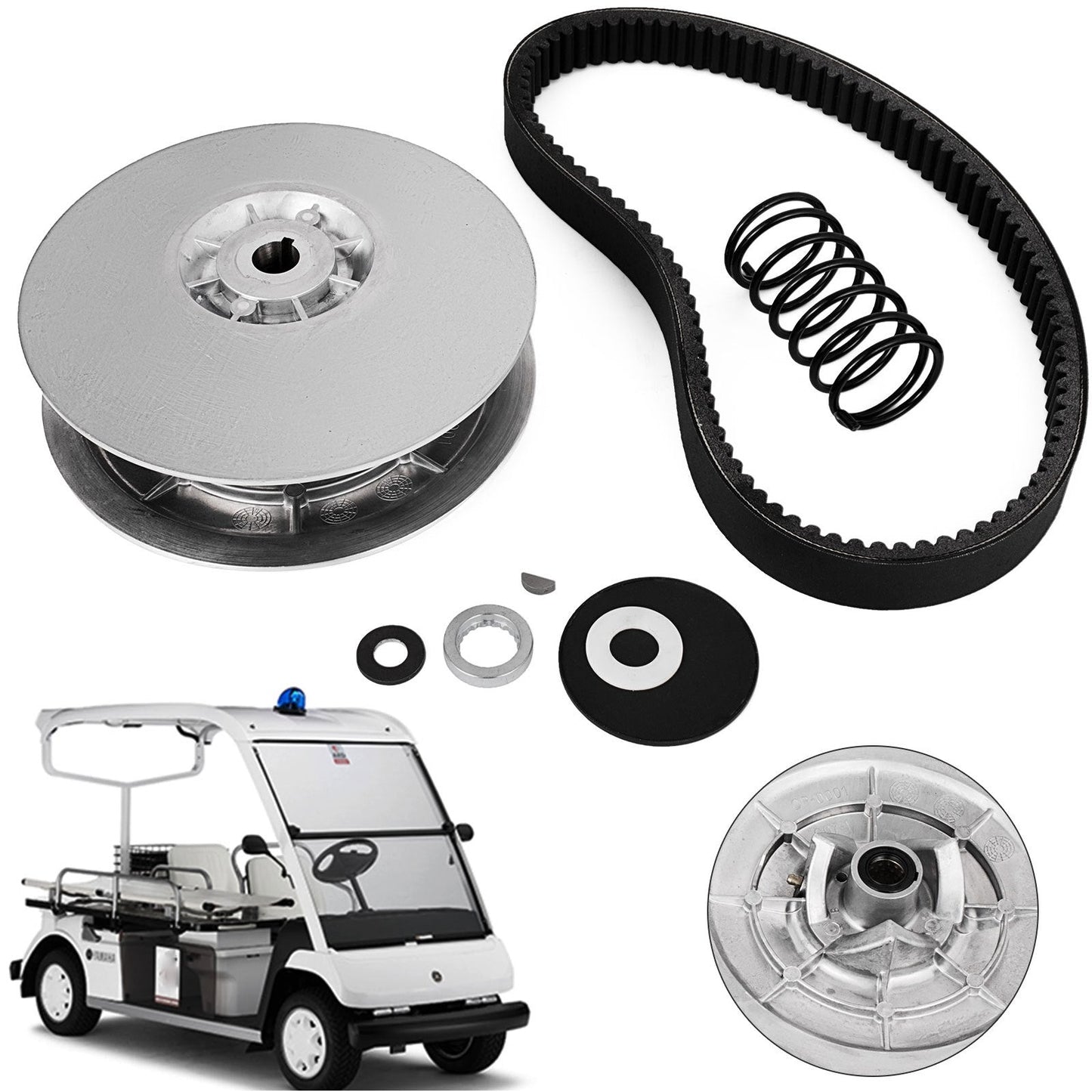 Yamaha Golf Cart G2-G22 Clutch Kit with Belt, 1985-2007, Easy Install