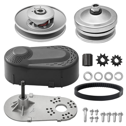 Durable 2000 RPM Clutch Kit for 2-8 HP Engines with High-Tensile Rubber Belt