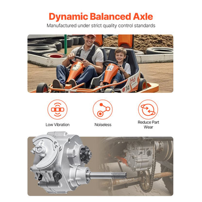 VEVOR 2300 RPM Drive Clutch High-Strength Clutch with 2-7HP Engine & Shift Mode