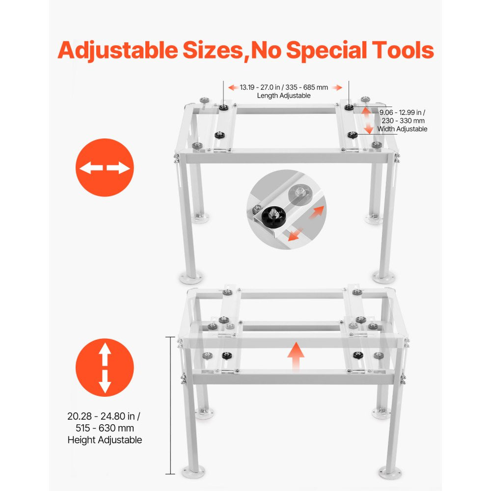 VEVOR Mini Split Ground Stand Adjustable Anti Vibration for 9000-18000 BTU