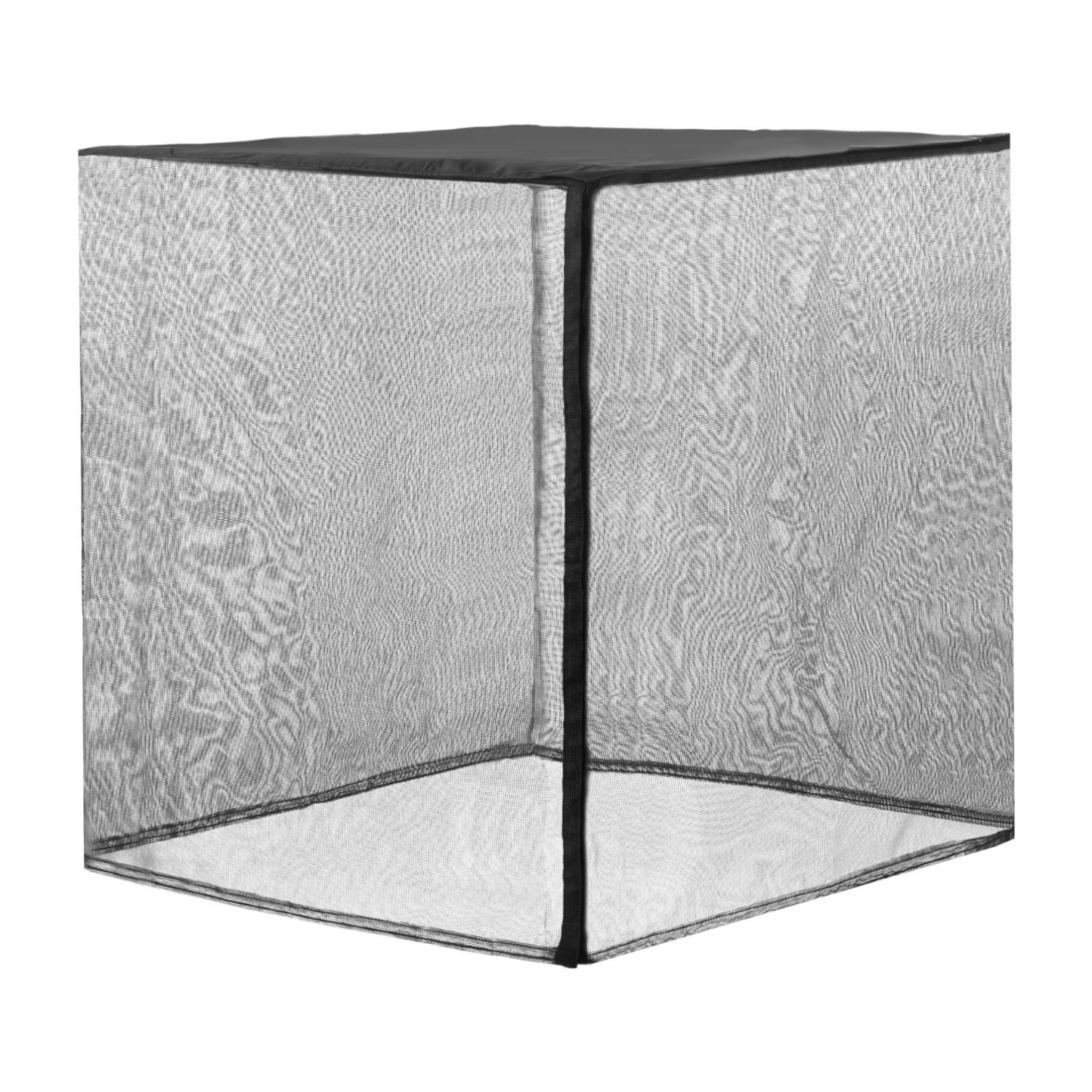Air Conditioner Cover, 812 x 812 x 914 mm Ac Cover for Air Conditioning Unit, Dual-Layer, Detachable Canopy,Waterproof Polyester, Universal HVAC Protector for Outdoor Outside Ac Unit, Black