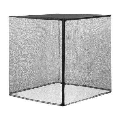 Air Conditioner Cover, 914 x 914 x 1010 mm Ac Cover for Air Conditioning Unit, Dual-Layer, Detachable Canopy,Waterproof Polyester, Universal HVAC Protector for Outdoor Outside Ac Unit, Black