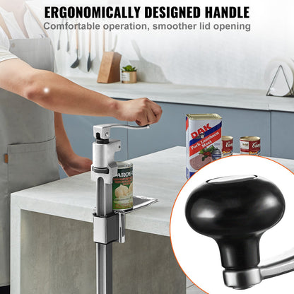 VEVOR Manual Can Opener, Commercial Table Opener for Large Cans, Heavy Duty Can