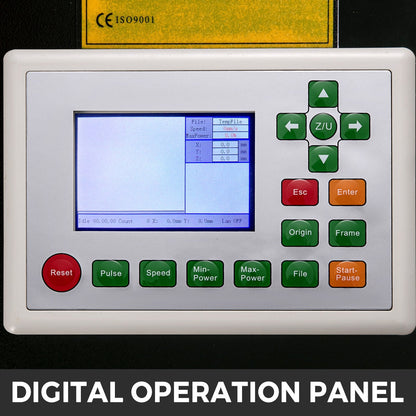 80W CO2 Laser Engraver with Color Screen, 0.7x0.5m, High Precision, USB Support