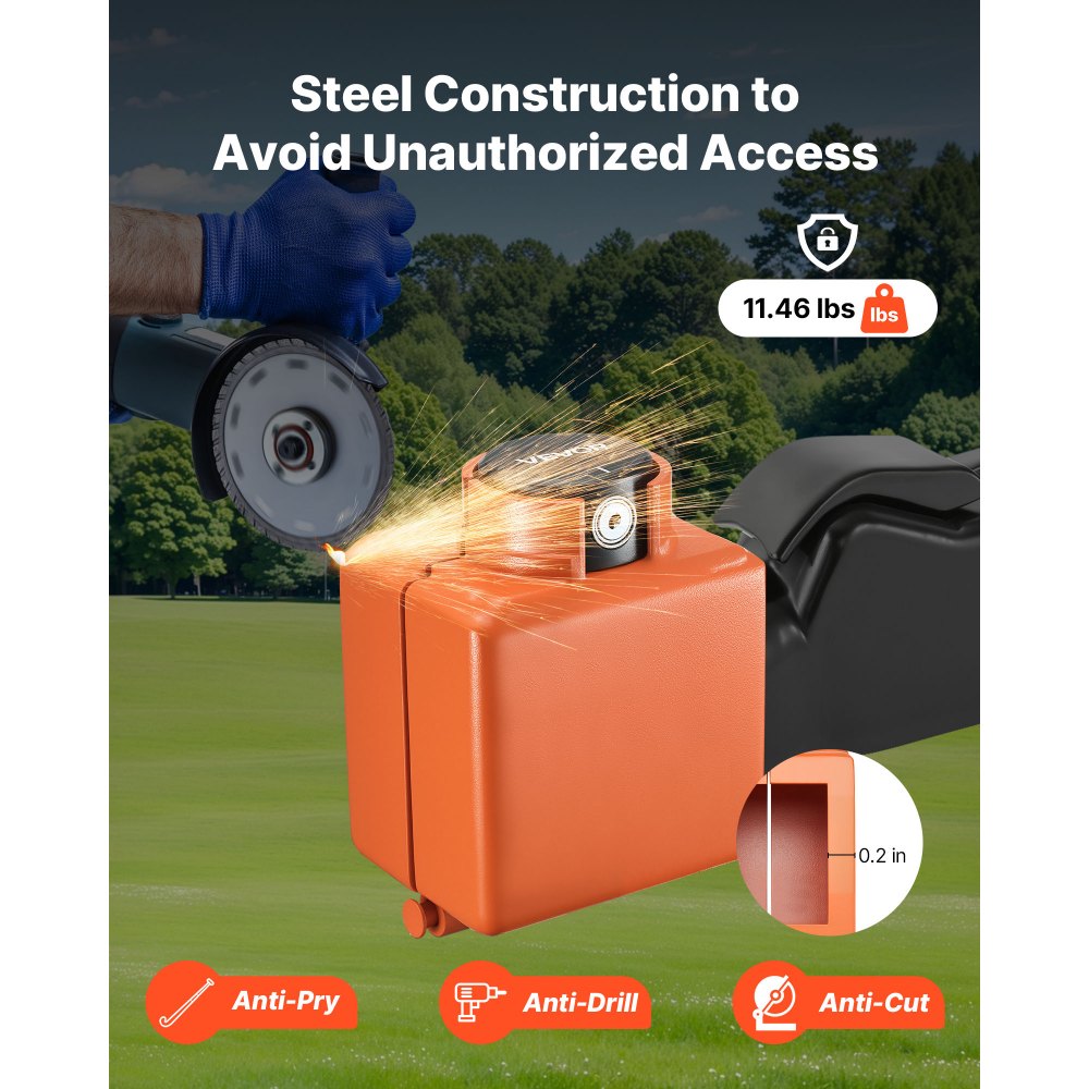 Collar Coupler Lock Fits 50.6 & 58.6 mm Couplers Trailer Hitch Lock