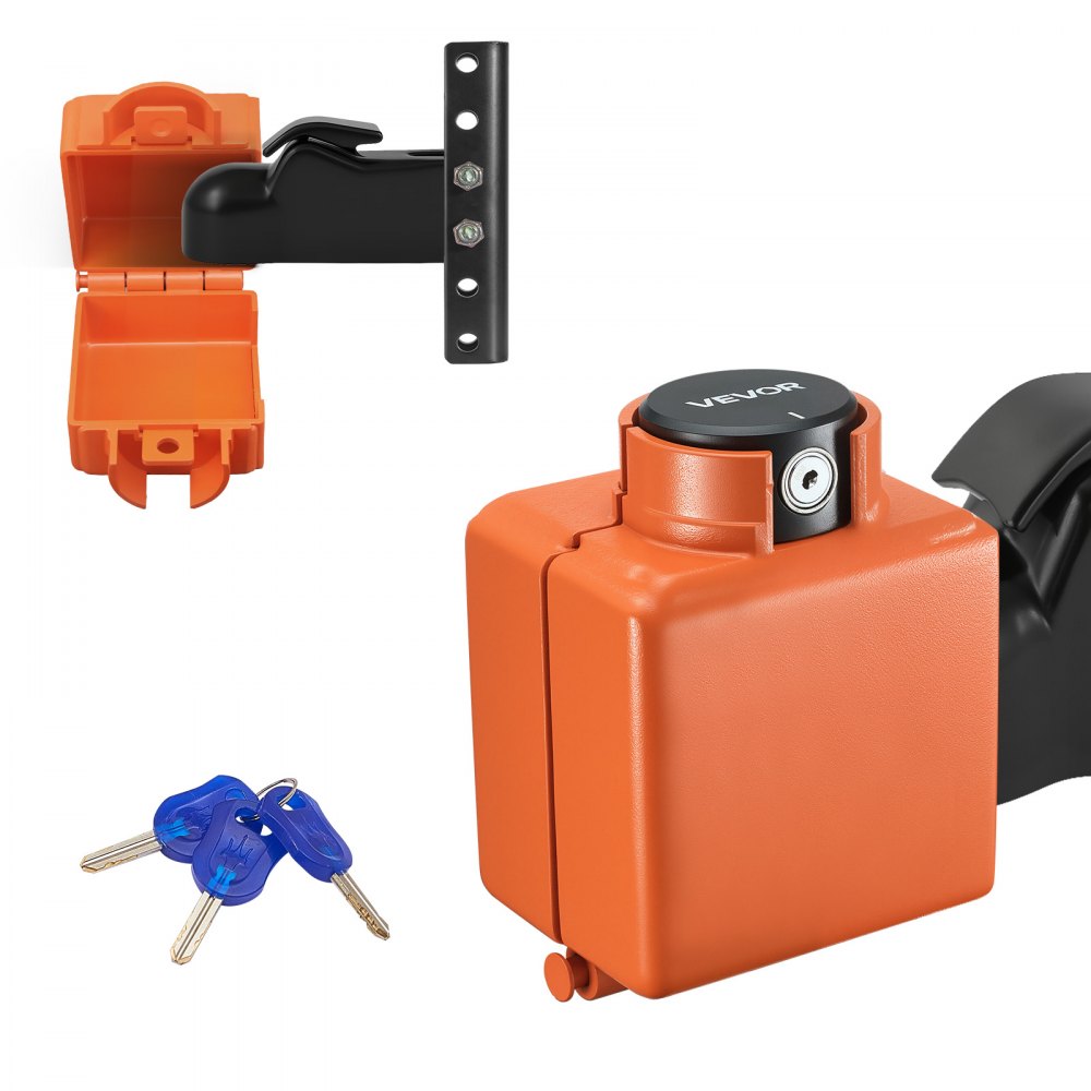 Collar Coupler Lock Fits 50.6 & 58.6 mm Couplers Trailer Hitch Lock