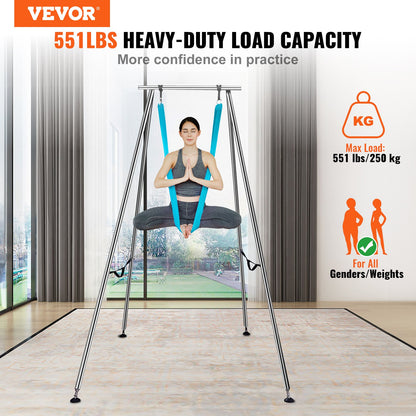 VEVOR Aerial Yoga Frame & Yoga Hammock, 2950 mm Height Professional Yoga Swing Stand