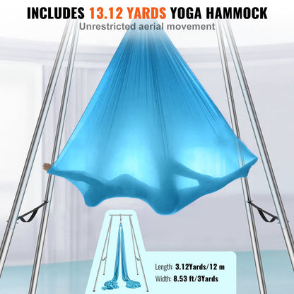VEVOR Aerial Yoga Frame & Yoga Hammock, 2950 mm Height Professional Yoga Swing Stand