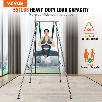 VEVOR Aerial Yoga Frame & Yoga Hammock, 2950 mm Height Professional Yoga Swing Stand