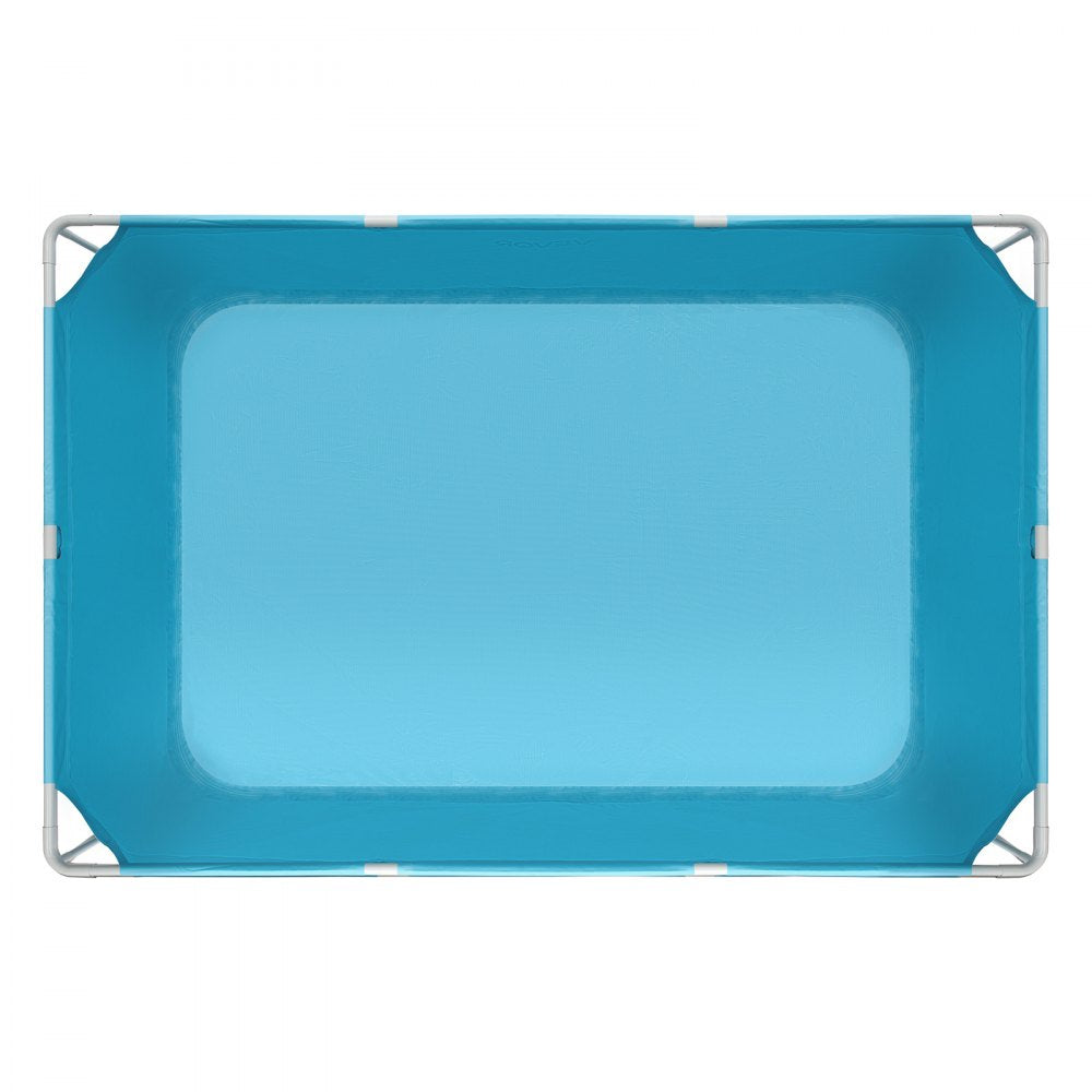 Steel Frame Above Ground Swimming Pool 3 x 2 x 0.762 m Rectangular Blue