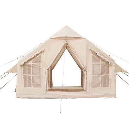 VEVOR Inflatable Tent for Camping 4-6 Person Glamping Tent with Pump Easy Set up