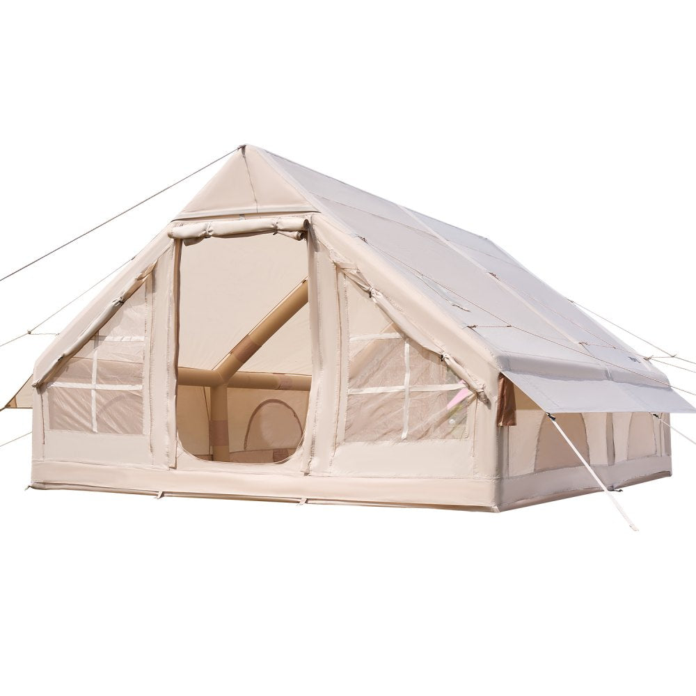 VEVOR Inflatable Tent for Camping 5-8 Person Glamping Tent with Pump Easy Set up