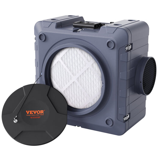 VEVOR Air Scrubber with 3-Stage Filtration, Stackable Negative Air Machine 550 CFM,