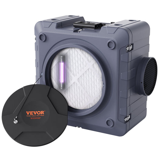 VEVOR Air Scrubber with 3-Stage Filtration, Stackable Negative Air Machine 800 CFM,