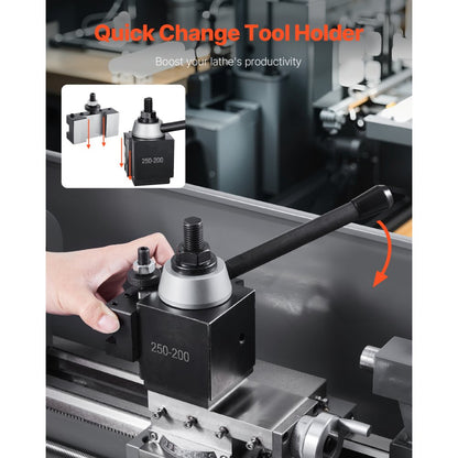 VEVOR Quick Change Tool Post Set 6 Pcs Lathe Tool Holders for 254-381 mm Lathe