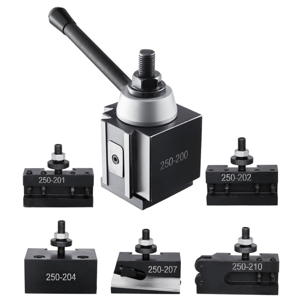 VEVOR Quick Change Tool Post Set 6 Pcs Lathe Tool Holders for 254-381 mm Lathe
