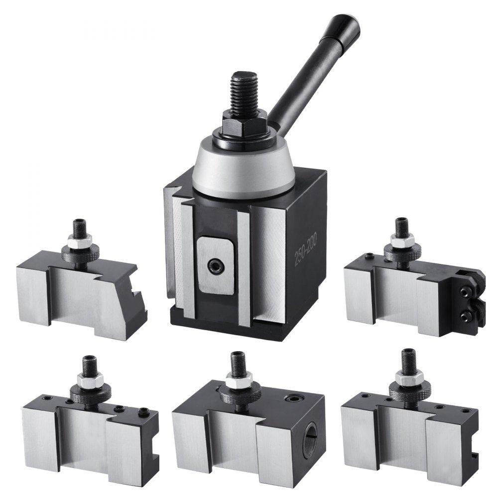 VEVOR Quick Change Tool Post Set 6 Pcs Lathe Tool Holders for 254-381 mm Lathe