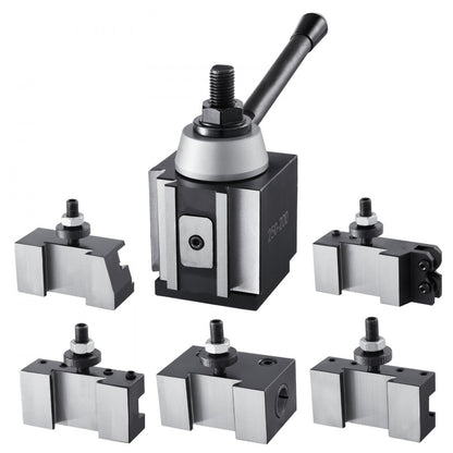 VEVOR Quick Change Tool Post Set 6 Pcs Lathe Tool Holders for 254-381 mm Lathe