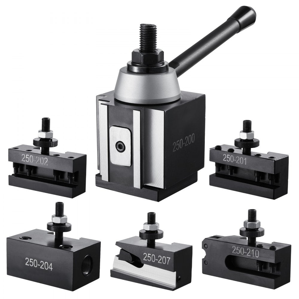 VEVOR Quick Change Tool Post Set 6 Pcs Lathe Tool Holders for 254-381 mm Lathe
