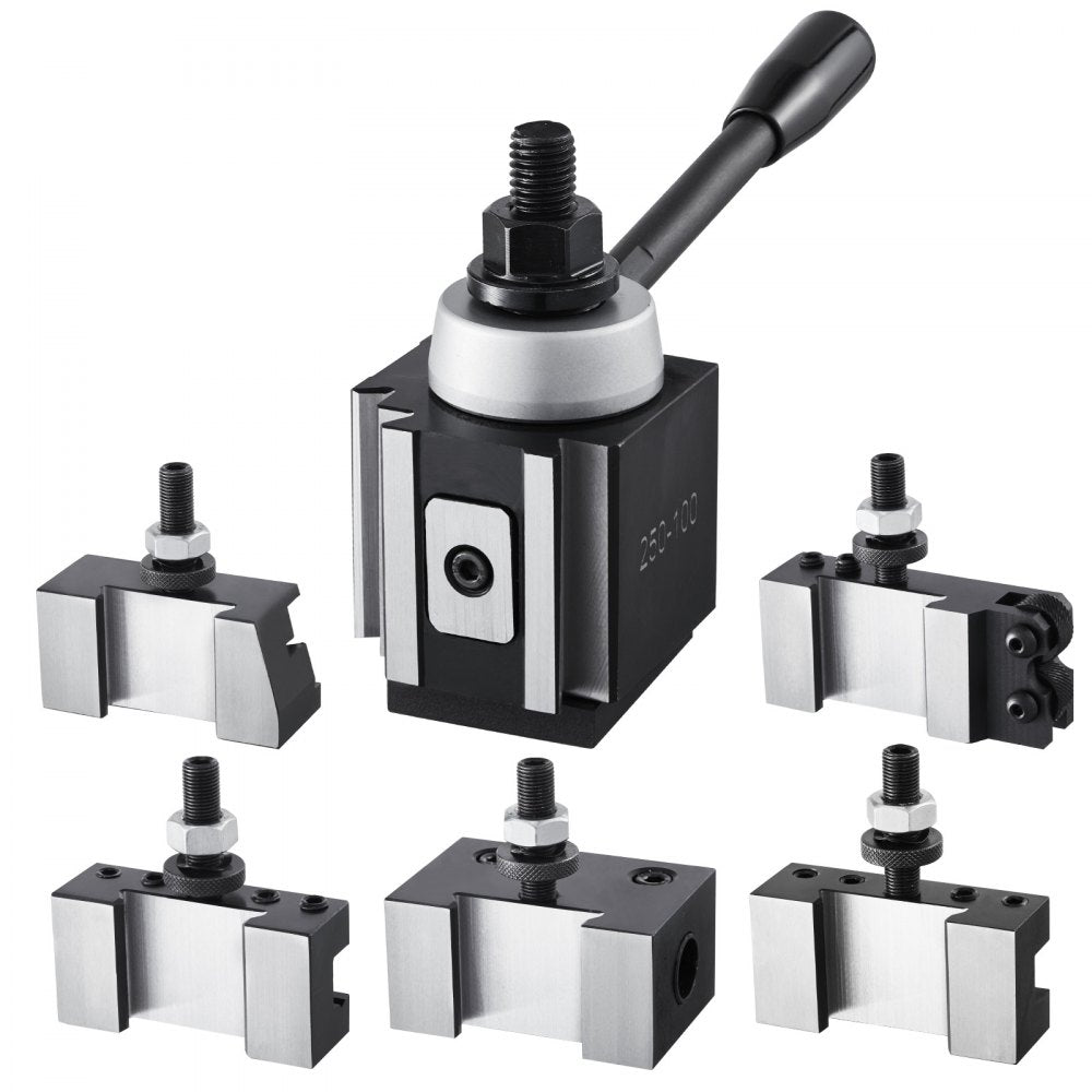 VEVOR Quick Change Tool Post Set 6 Pcs Lathe Tool Holders for 152.4-305 mm Lathe