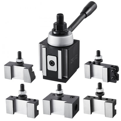VEVOR Quick Change Tool Post Set 6 Pcs Lathe Tool Holders for 152.4-305 mm Lathe
