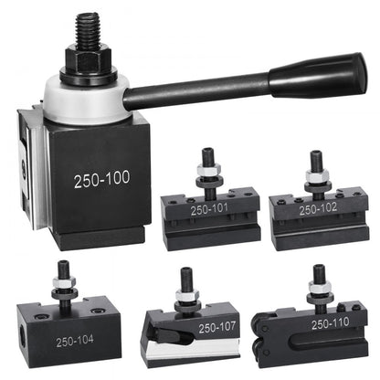VEVOR Quick Change Tool Post Set 6 Pcs Lathe Tool Holders for 152.4-305 mm Lathe