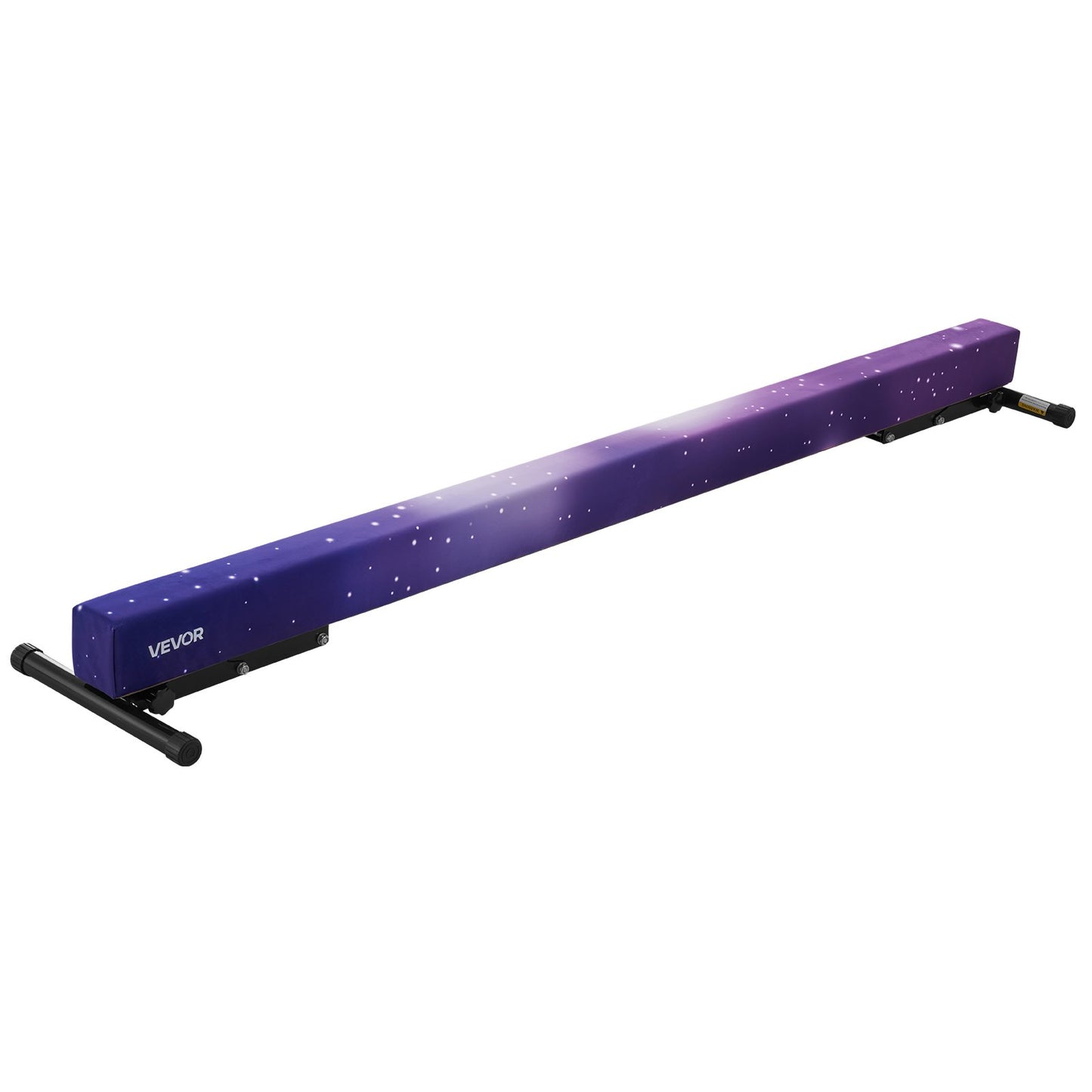 Adjustable Balane Beam for Kids, 8FT Gymnastics Beam, High and Low Floor Beams of 5 Adjustable Heights for All Gymnastic Levels, Professional Gymnastic Equipment for Home and Gym Center, Galaxy
