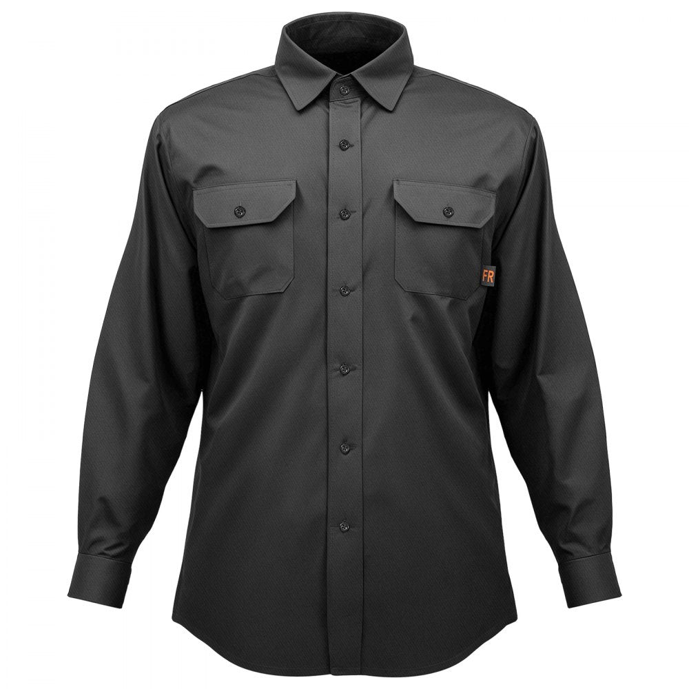 Flame-Resistant Welding Jacket L Size 7oz FR Cotton Welding Safety Jacket
